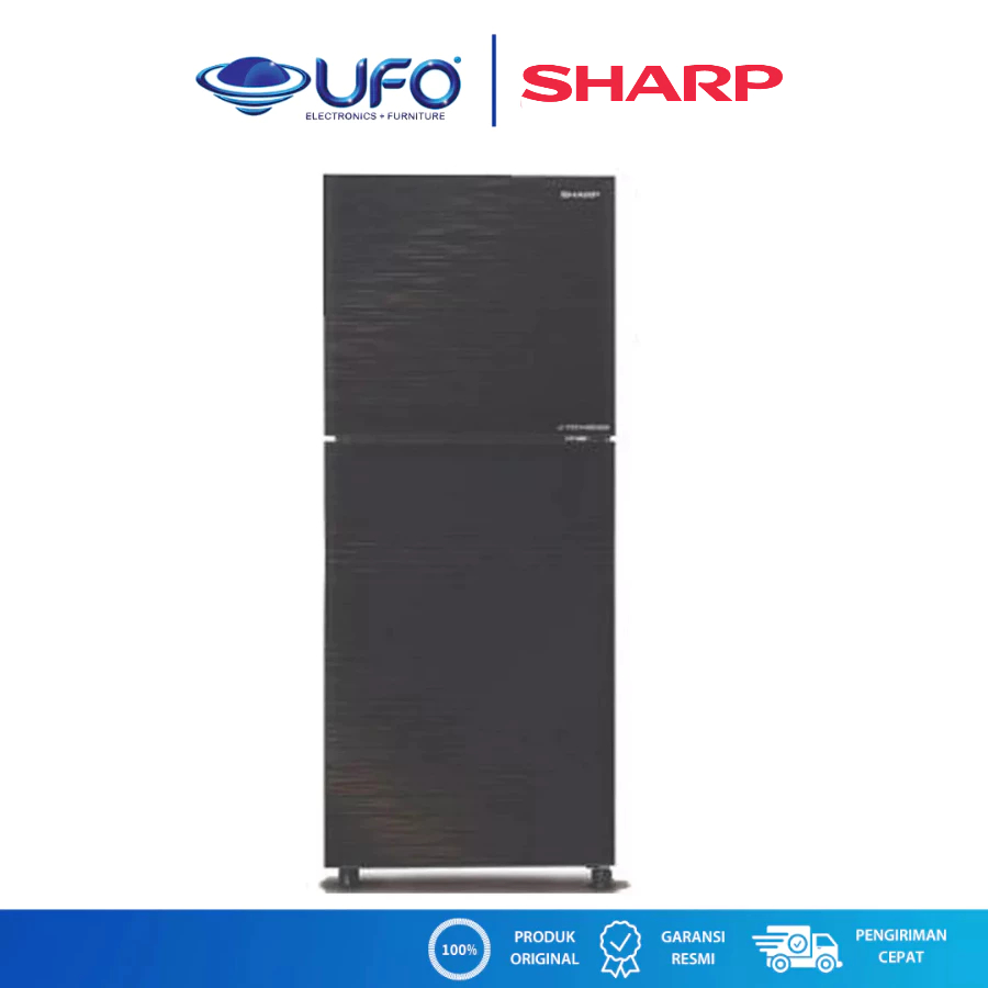 SHARP Kulkas 2 Pintu J-Tech inverter SJ246XIMK