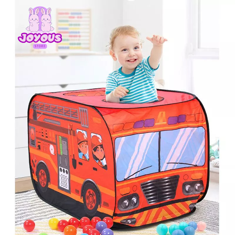 Mainan Tenda Anak-anak Tenda Indoor/Outdoor Ruangan Untuk Tema Mainan Rumah Kecil Pink Es Krim