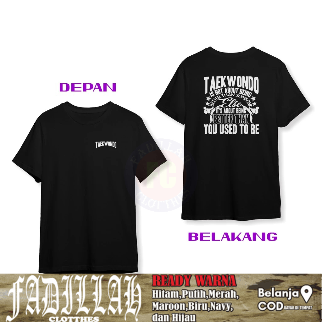 Baju Kaos Taekwondo Bukan Tentang Siapa yang Paling Hebat Baju Distro