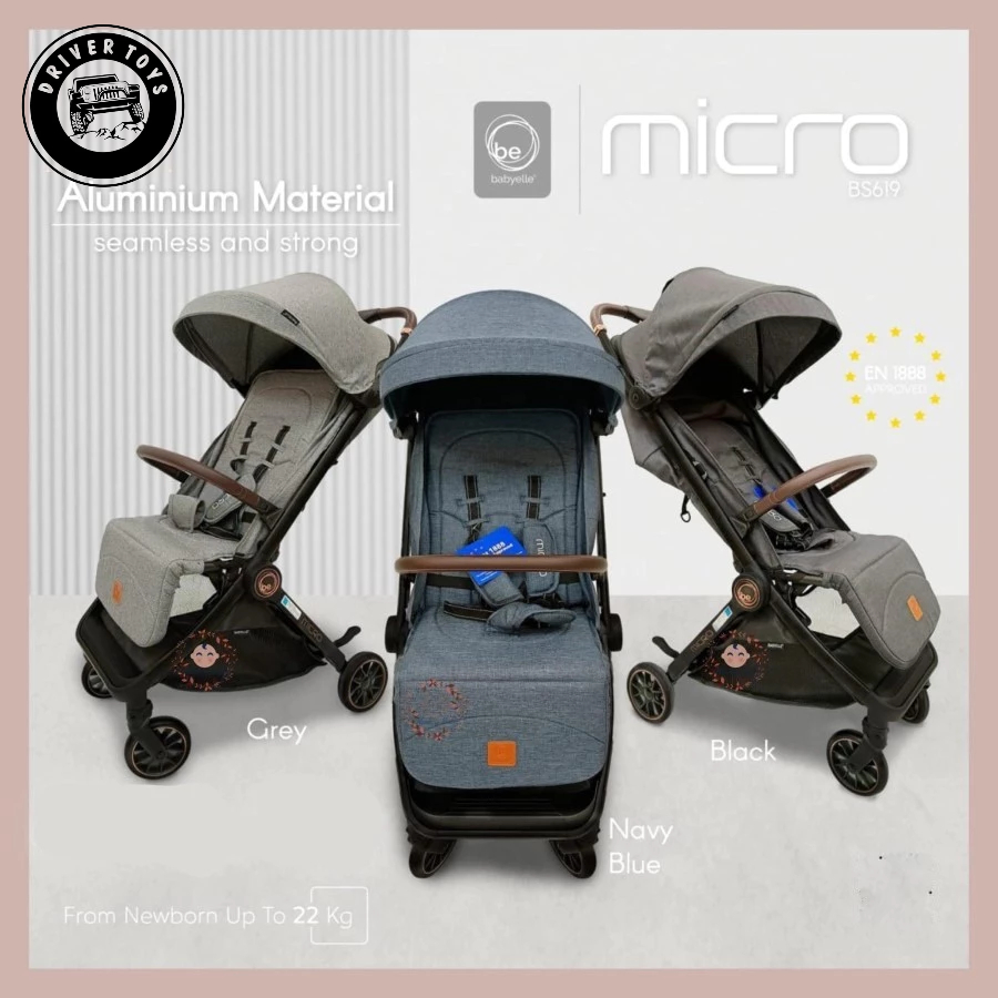 Stroller Bayi - Babyelle Stroller Micro S-619 | Stroller Cabin Size/Lipatan Kecil
