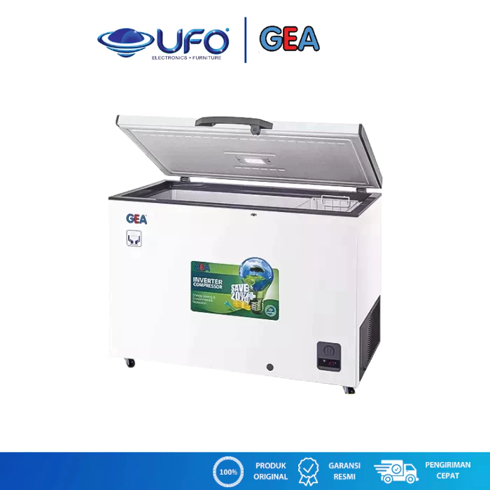 Gea AB320ITR Chest Freezer kapasitas 318 liter |  AB-320-ITR