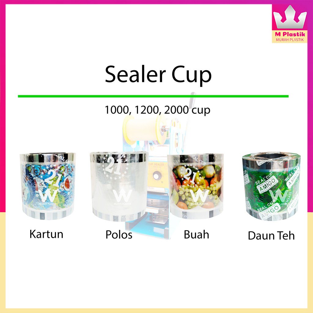 

Plastik LID Cup Sealer ( 2000 ) Polos/Buah/Kartun/Daun Teh/Drink/Thankyou @Roll | amigo nagoya alibaba Polos Buah Kartun Daun Teh Drink Thankyou ekonomis murah termurah kuat Roll