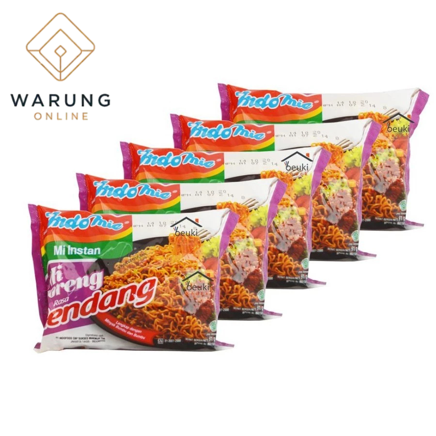 

Lebih Banyak Lebih Hemat Indomie Goreng rendang 5 pcs Makanan Instan Enak dan Murah| WarungOnline