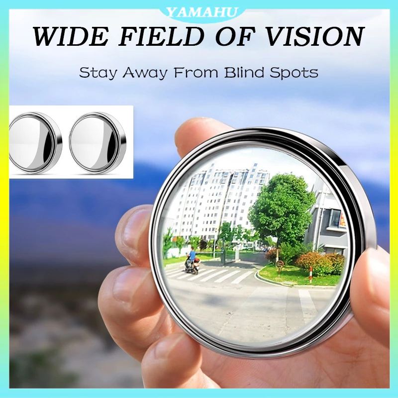 360Derajat HD Blind Spot Cermin Mobil Rear Anti Blind Spot Wide Mirror Car Rearview Mirror Universal
