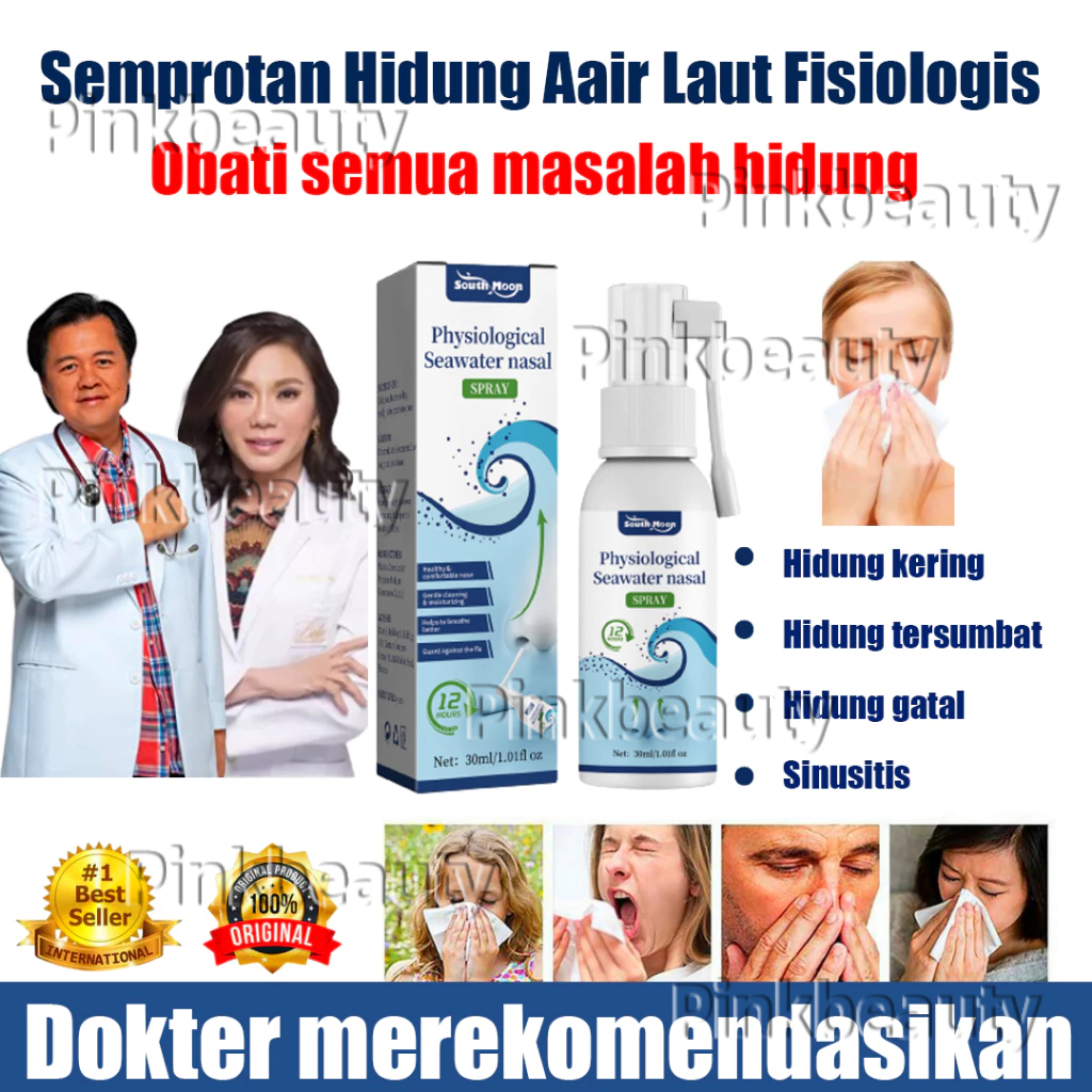 Nasal Spray Sinusheal Spray Obat Sinusitis Semprotan Hidung Paling Ampuh sedotan Ingus Nasal Aspirat