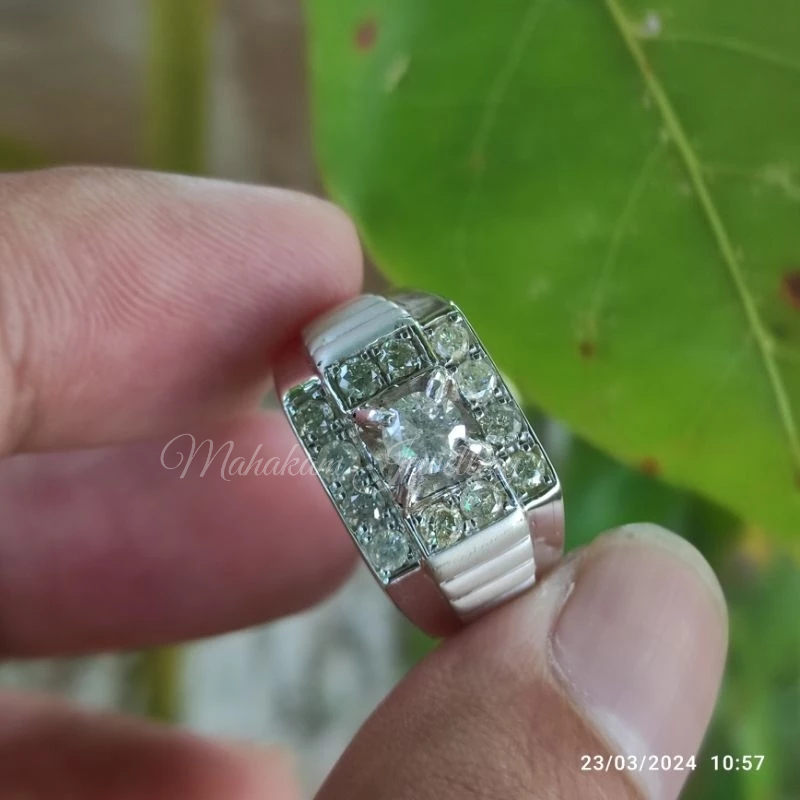 cincin pria berlian asli