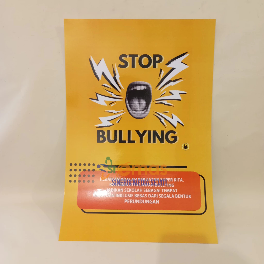 Poster Stop Bullying | Poster Stop Bullying Di Sekolah