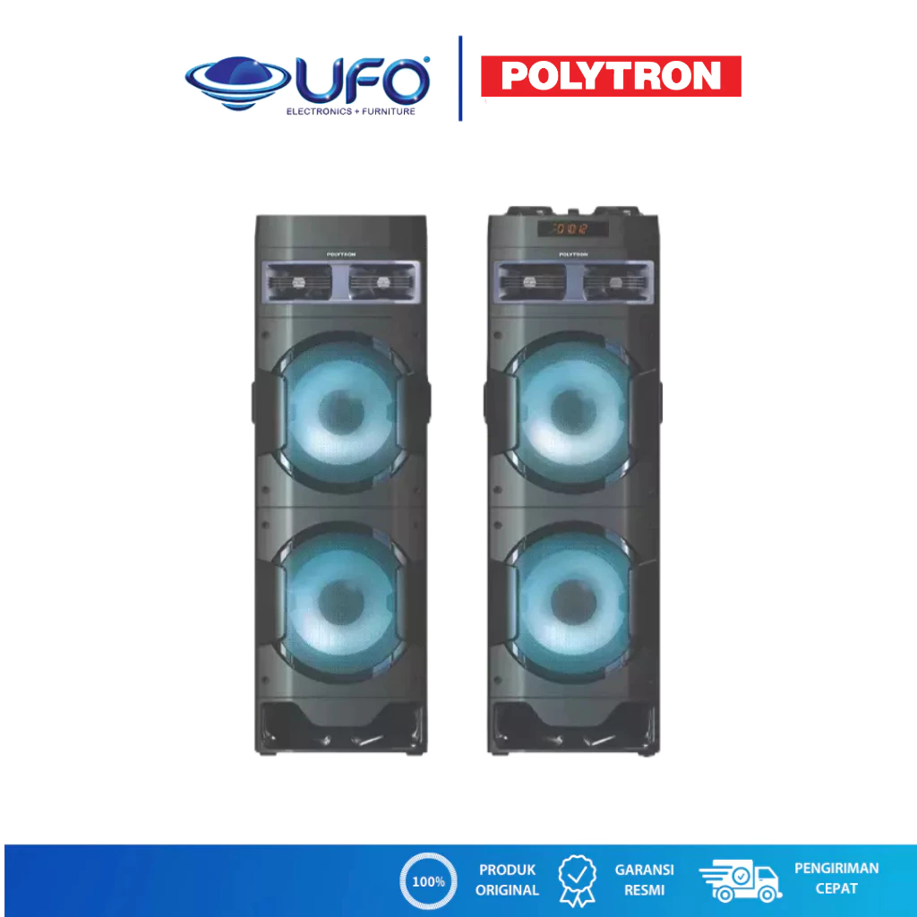 Polytron Speaker Speaker Aktif Karaoke 10 Inch PAS10DF22