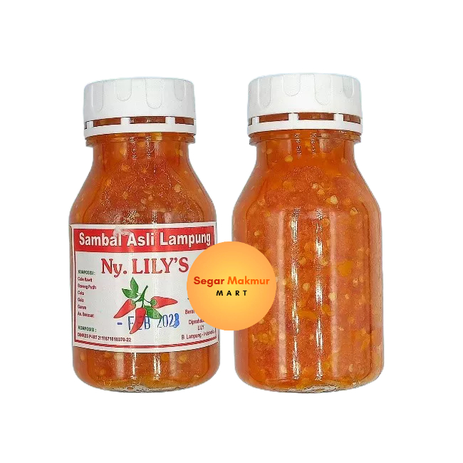 

(SMM) Sambal Lily lily lampung asli 100% 350ML