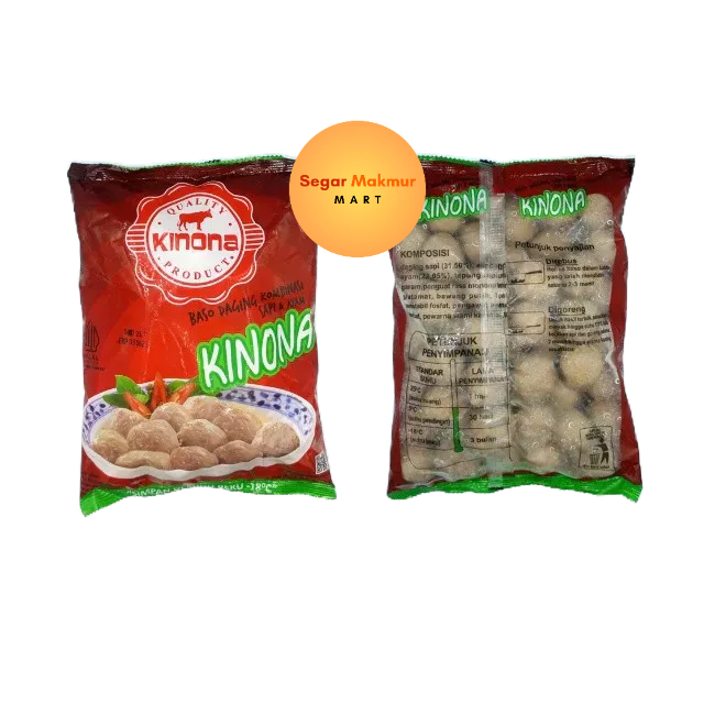 

(SMM) Bakso Sapi Kinona isi 50BUTIR - Baso Halus Halal Sapi Asli