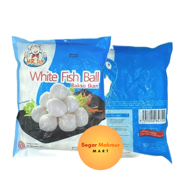 

(SMM) Mr ho White Fish Ball 450gr Bakso Ikan