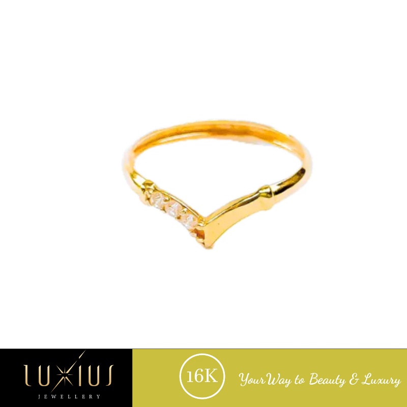 Cincin Emas Aurel G Yellow Gold 16K luxc0097 Luxius