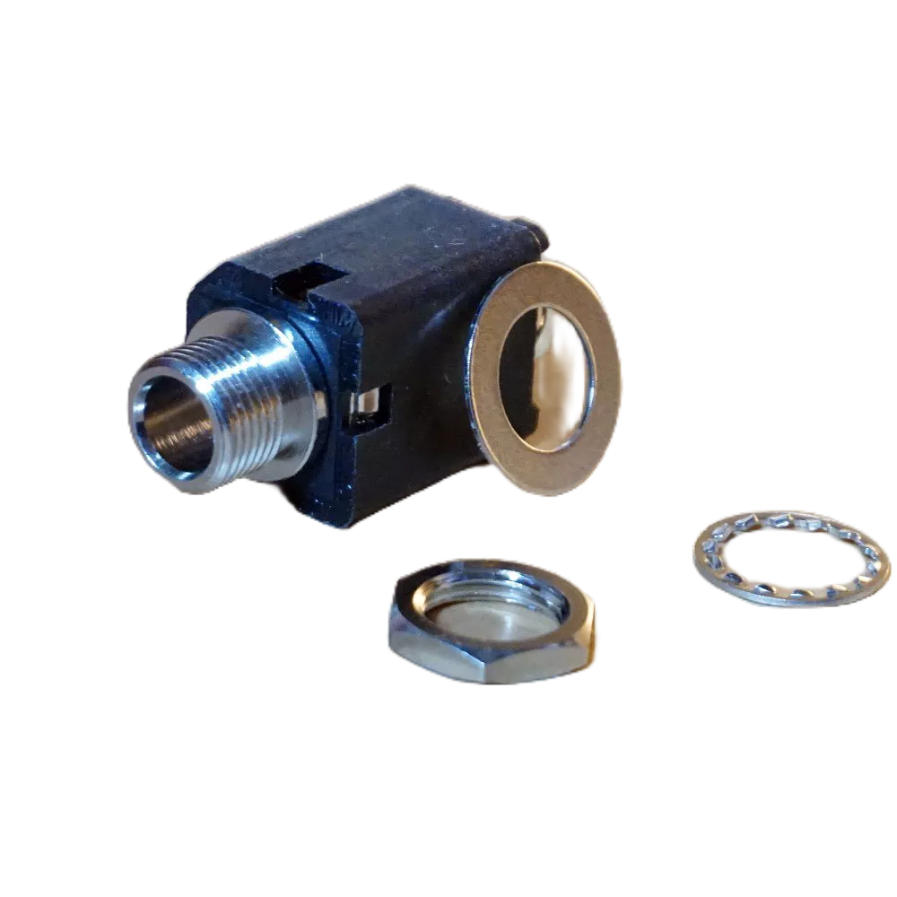 Output Jack Gitar Stereo / Socket Box Jack Female Gitar Stereo model Box Closed