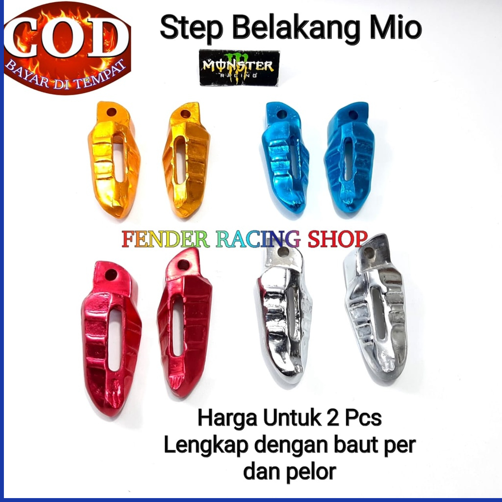 Footstep Belakang Yamaha Mio Sporty / Mio J / Mio Fino / Mio Soul / Mio M3 / Pijakan Kaki Foot Step 