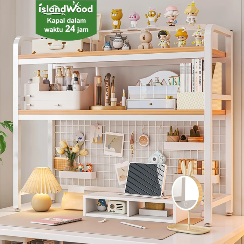 Rak Desktop Rak buku Storage Rak Organizer Desktop Rak Meja Stationery Rak Polaroid  Desk Organizer