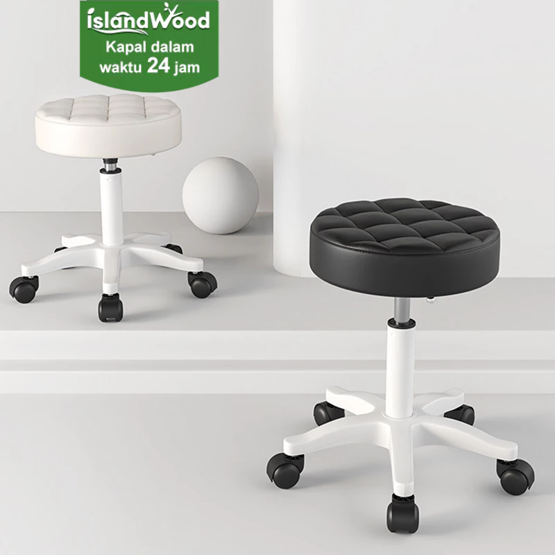 Kursi Hidrolik Kursi Salon Kursi Putar Kursi Facial Kursi Bulat Roda Kursi Lab