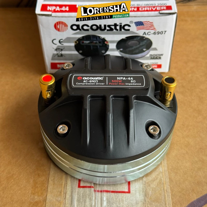 Driver Tweeter Acoustic NPA 44 Compression Driver 500 Watt