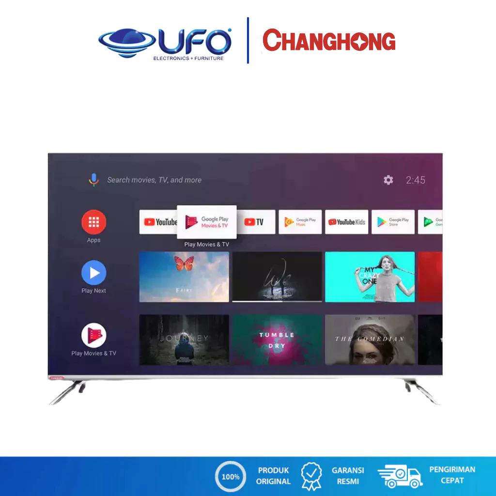 Changhong 43 Inch Smart Android TV L43H7
