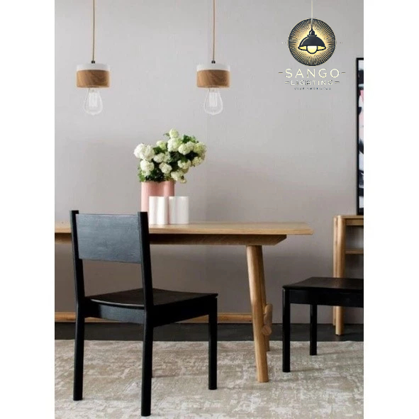 Lampu gantung minimalis bulat nordic