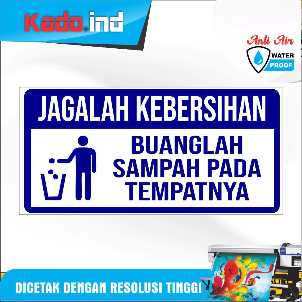 

STIKER JANGAN MEMBUANG SAMPAH DALAM TOILET