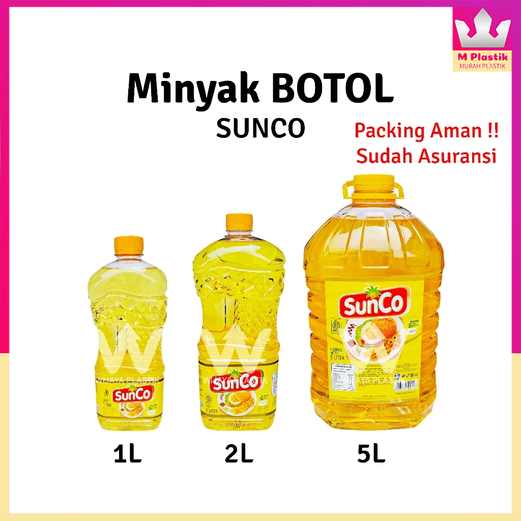 

Minyak BOTOL Besar [SUNCO] 1L 2L 5L --- @botol | 1 2 5 liter lt L sunco bening goreng kelapa sawit murah wilmar botol Pack