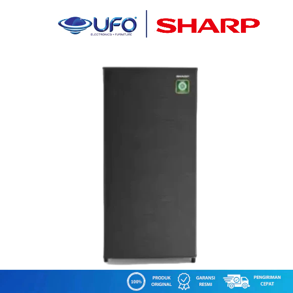 Sharp Kulkas 1 Pintu Kirei Series Lemari Es 166 Liter SJN182NHS