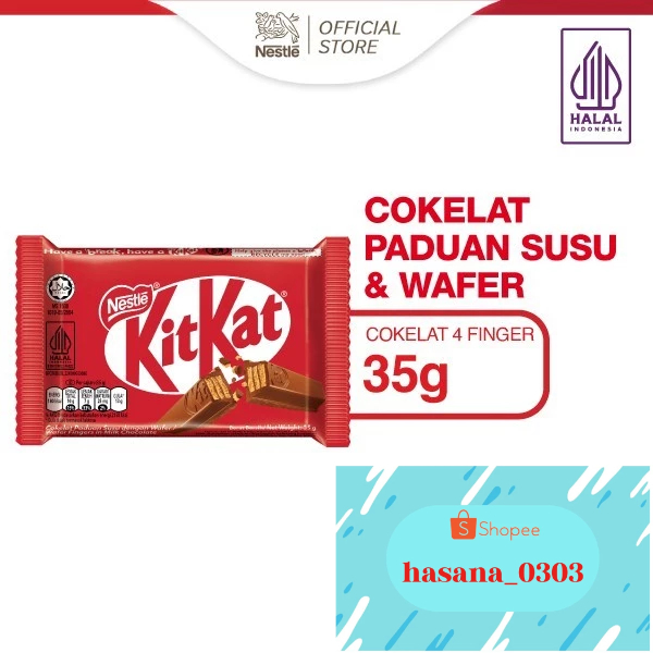 

KitKat Wafer Coklat 4F 35g