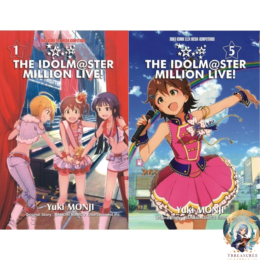 Komik The IdolM@ster Million Live Volume 1-5 [Manga] The Idol Master - IdolMaster - Yuki Monji - Tre