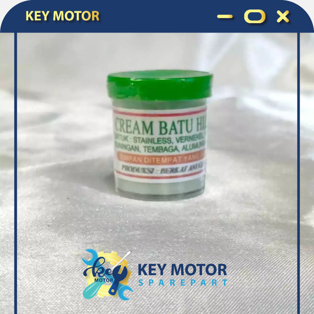 Batu Ijo Cream Krim Batu Hijau Poles Pengkilap Stainless Kuningan