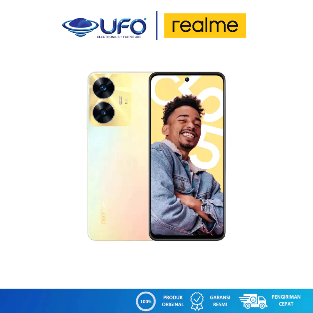 HP Realme C55 ram 6/128 GB Dan 8/256GB 33W SUPERVOOC Charge | 5000mAh Battery Garansi Resmi