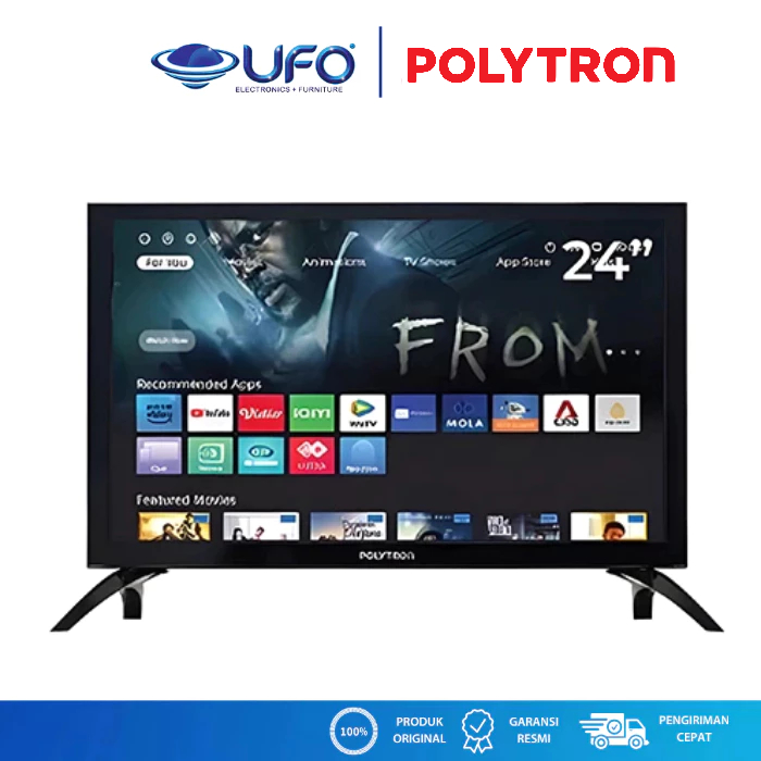 Polytron TV 24 Inch LED Smart Lite HD PLD24CV1869