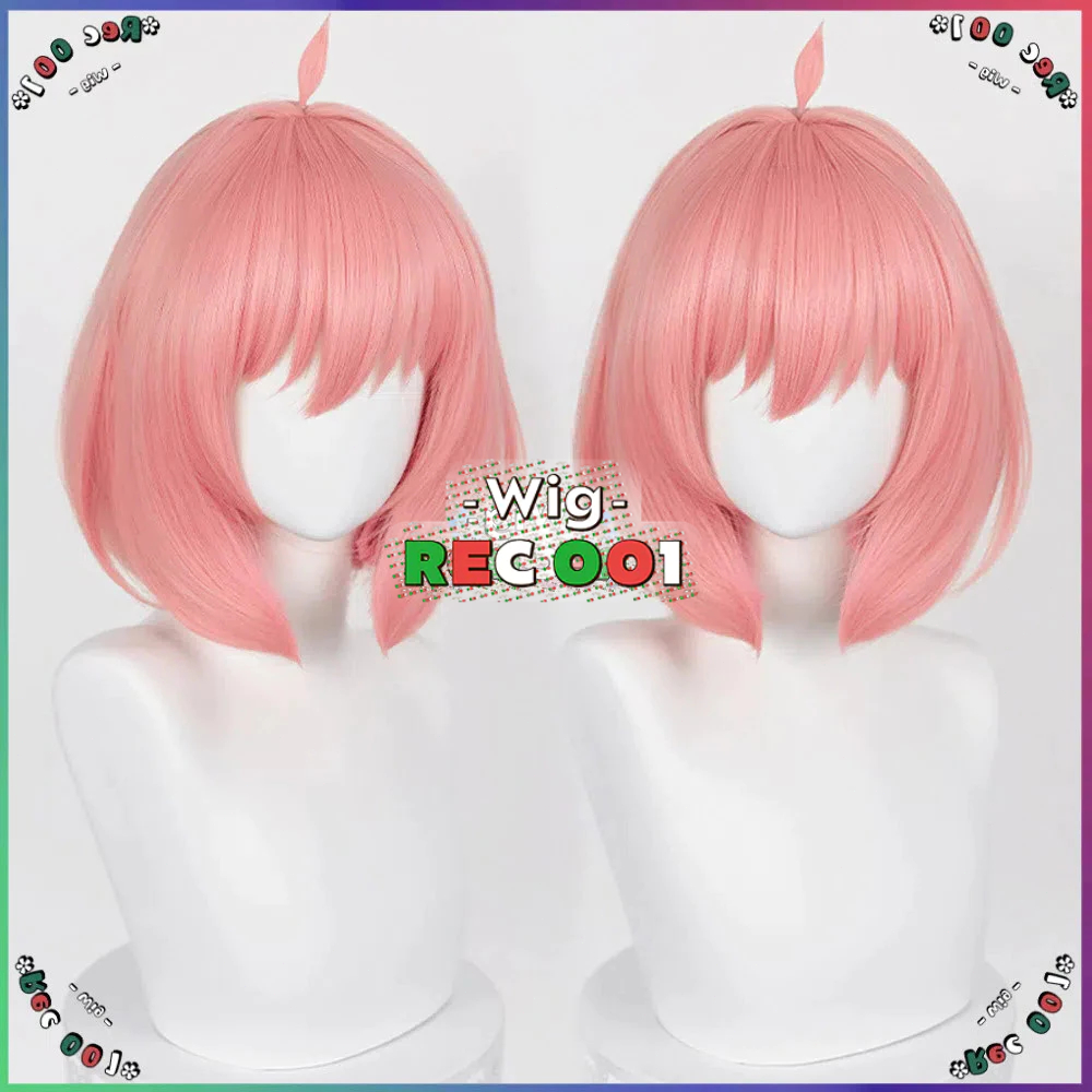 [Rekomendasi Wig Natal untuk Anak Perempuan] 【M】 Wig Anya Forger Cosplay SPY×FAMILY Orang Dewasa/Ana