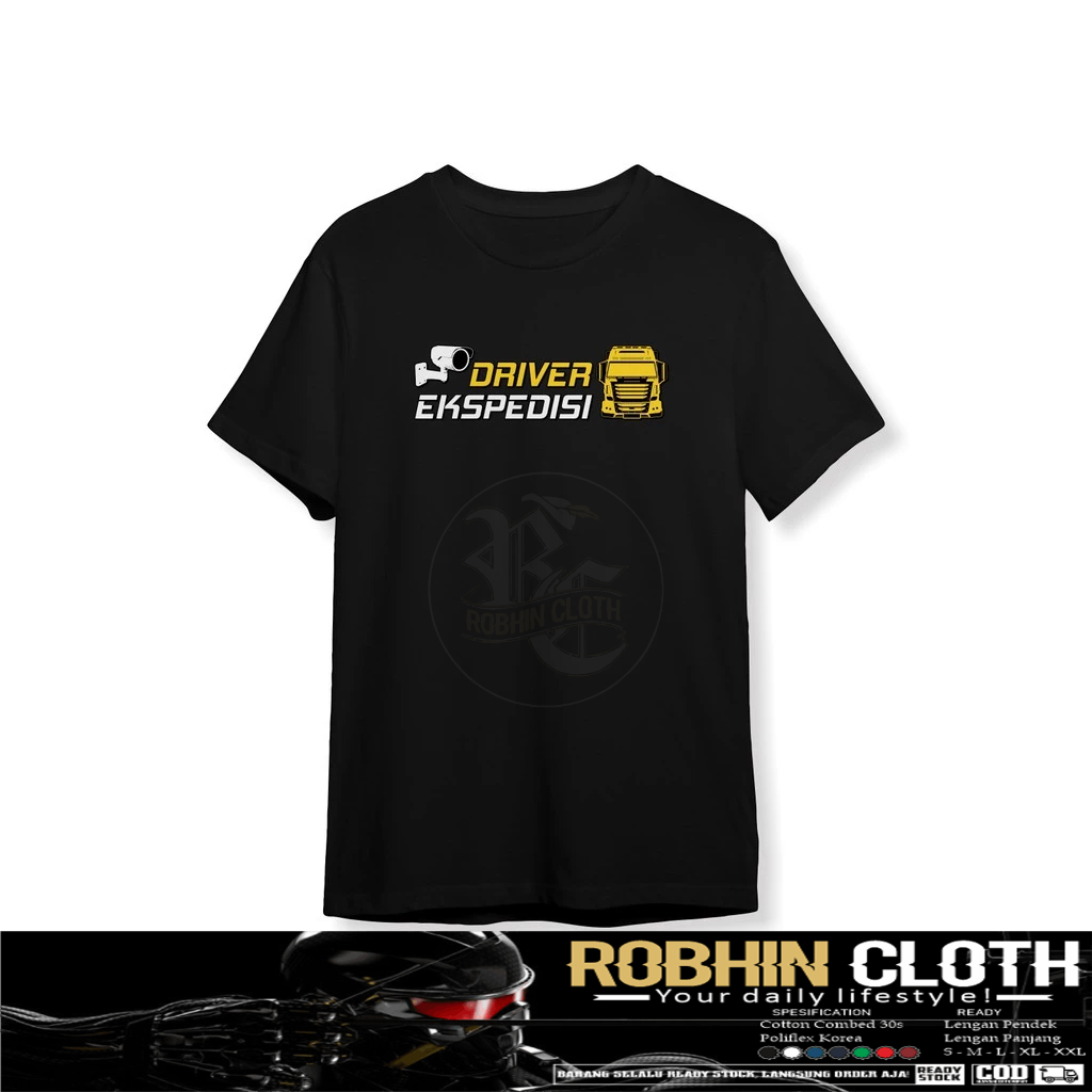Kaos Baju Driver Ekspedisi CCTV Truck Kaos Distro