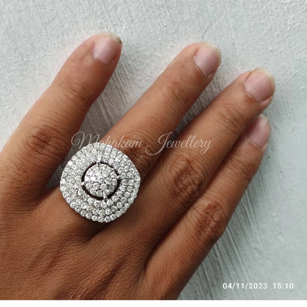 Cincin wanita emas berlian model fashion
