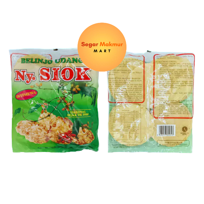 

(SMM) Ny Siok Emping Belinjo Melinjo 200GR Nyonya Siok Khas Sidoardjo