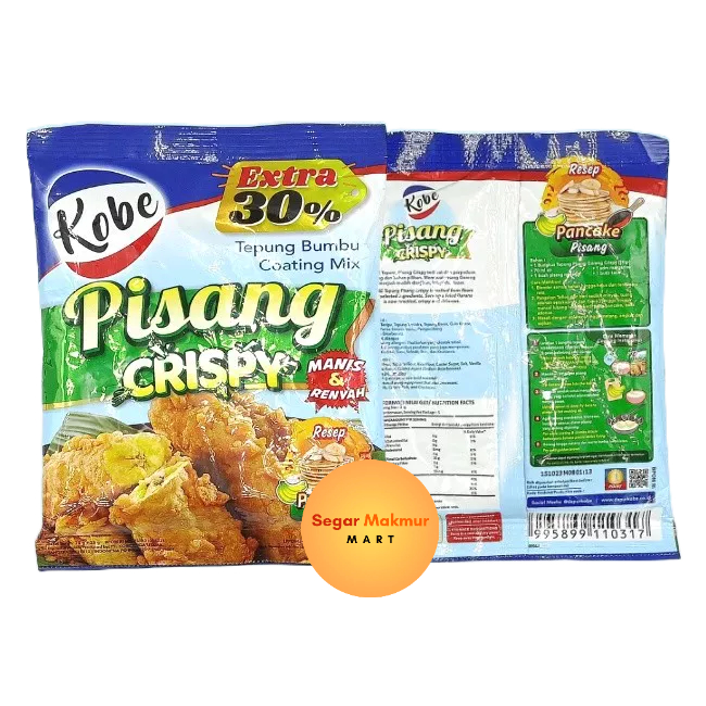 

(SMM) Kobe Tepung Bumbu Pisang Goreng Crispy 70GR