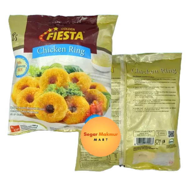 

(SMM) Fiesta Chicken Ring Nugget Fiesta Bentuk Cincin 500GR