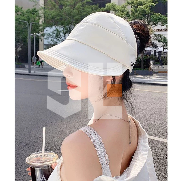 Shulanger yarra Topi Outfit Korea Topi Anti Uv Wanita Topi Anti Panas Topi Olahraga Wanita