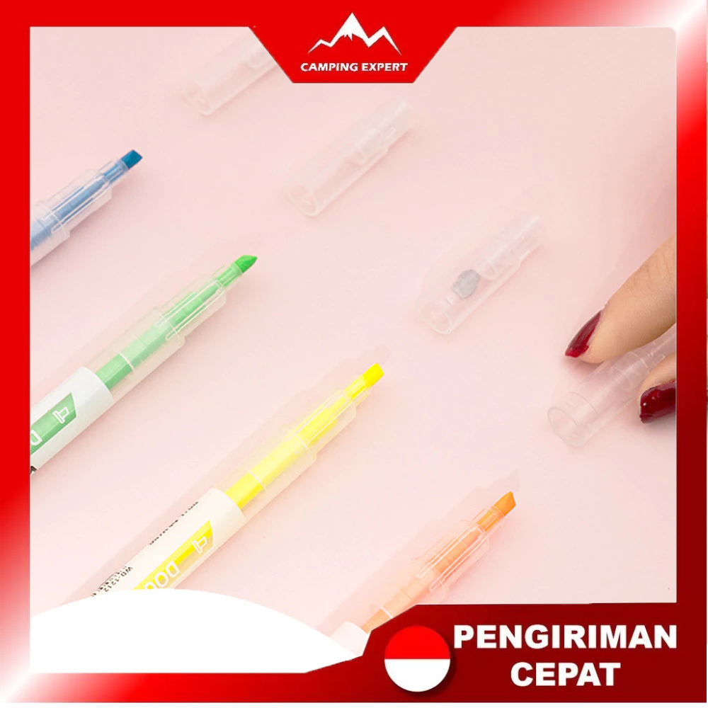 

6 Colors Highlighter Pens Dual Tips Broad Chisel and Fine Tip Highlighter Markers Pen for Adults Students Children School Office Home Supplies