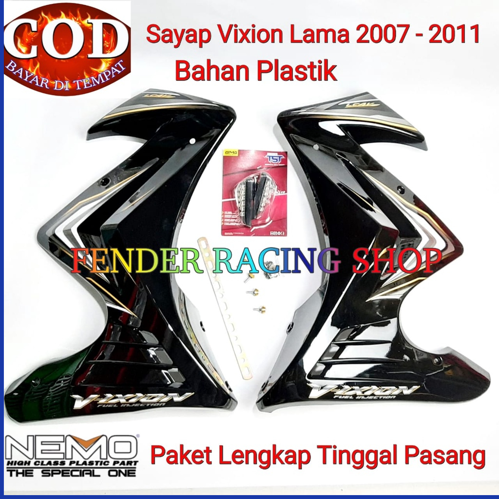 Sayap Vixion Lama 2007 - 2011 / Half Fairing Old Vixion NEMO