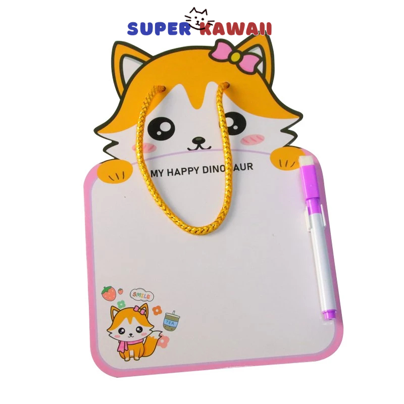

SK 363 - Papan tulis mini anak motif kartun lucu / whiteboard mini karakter kartun / papan tulis sekolah