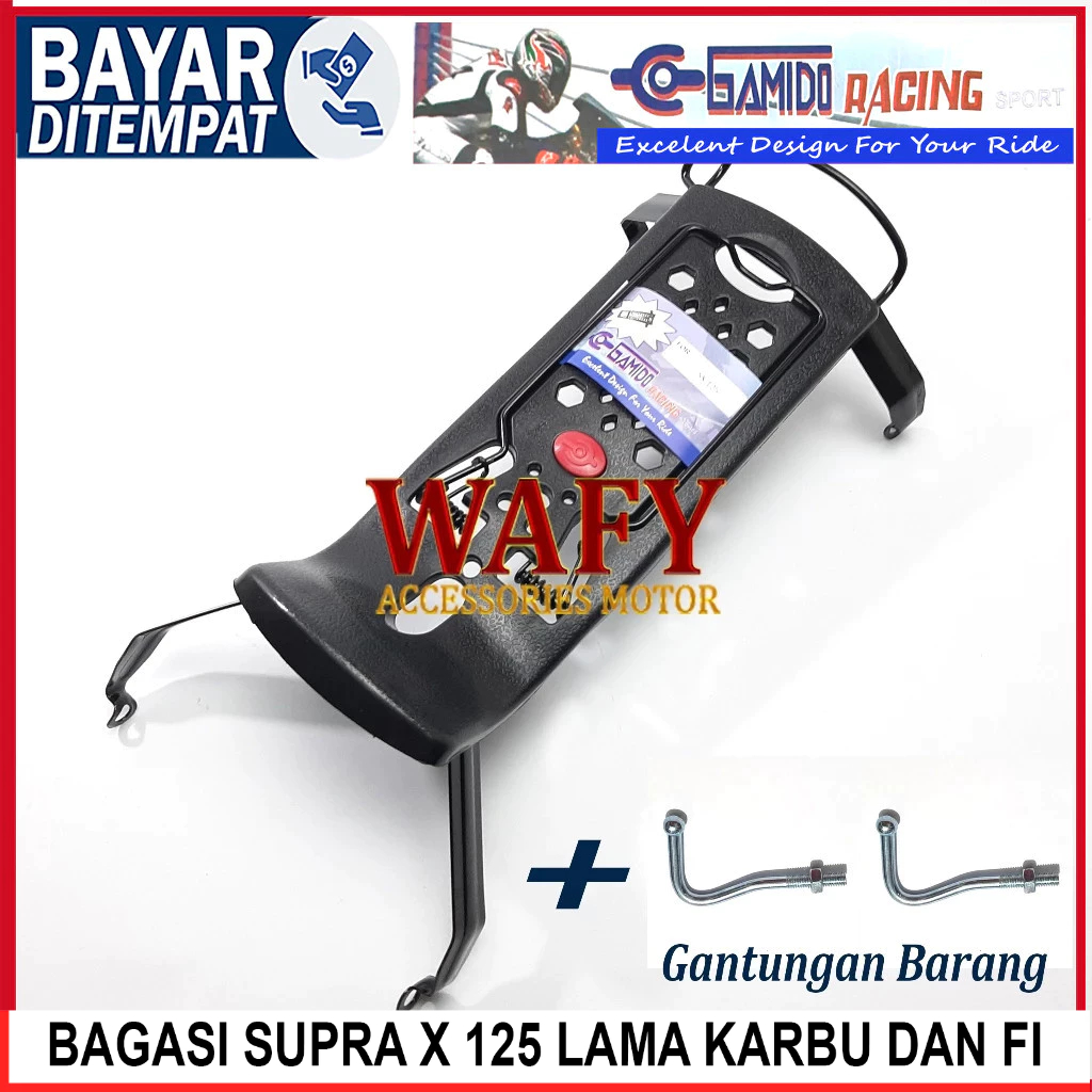 Bagasi Jepit Tengah Motor Bebek Supra X 125 Karbu Supra x 125 Fi Lama Supra x 125 D DD Supra X 125 P