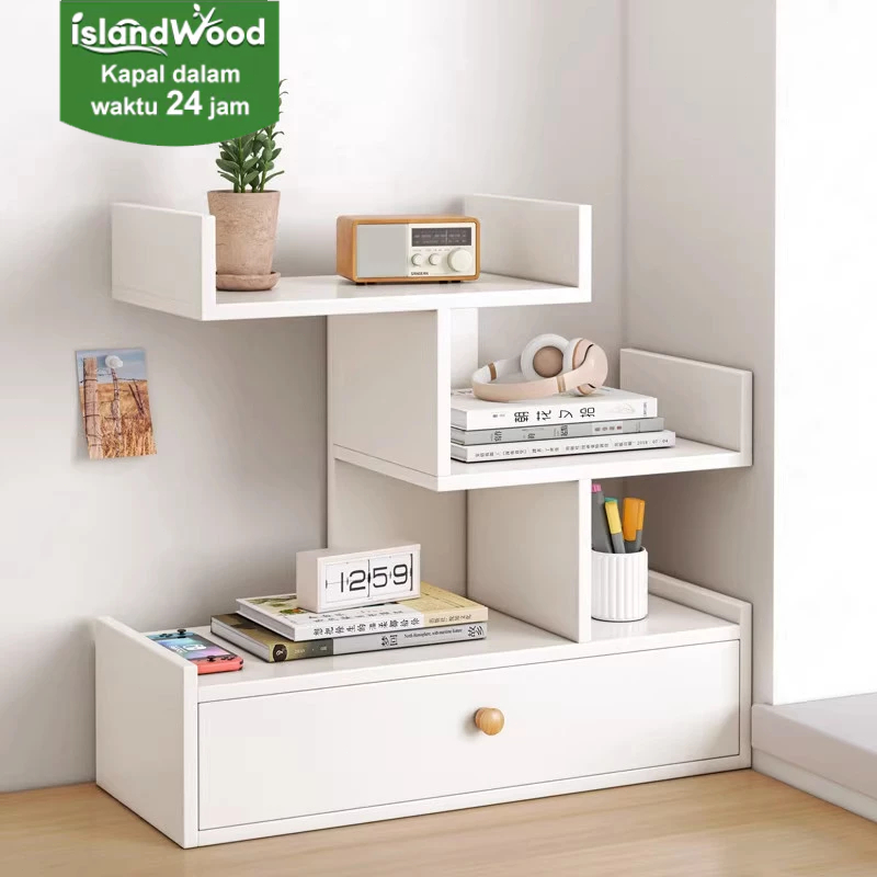 Rak Buku Desktop Rak Meja Stationery Desktop Rak Organizer Desktop Desk Organizer Rak Polaroid