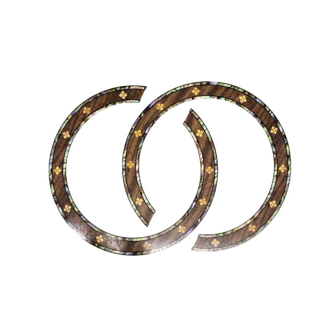 Water Decal Sticker Rosette - Rosete Gitar Akustik / Stiker Gitar Akustik Rosette