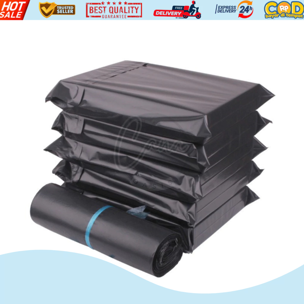 

CANA PLASTIK POLY MAILER HITAM PLASTIK PACKING POLYMAILER KRESEK HITAM GLOSSY PACKAGING ONLINE SHOP PLASTIK BAJU PACKING SOUVENIR MURAH PE GLOSSY
