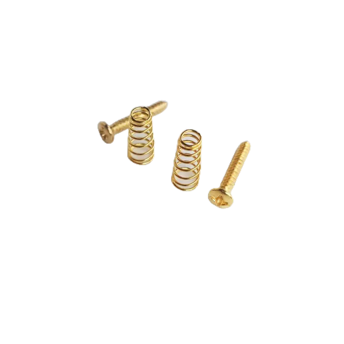 Guitar Screw Pickup Single Coil set Gold / Sekrup Pickup Gitar Single Coil