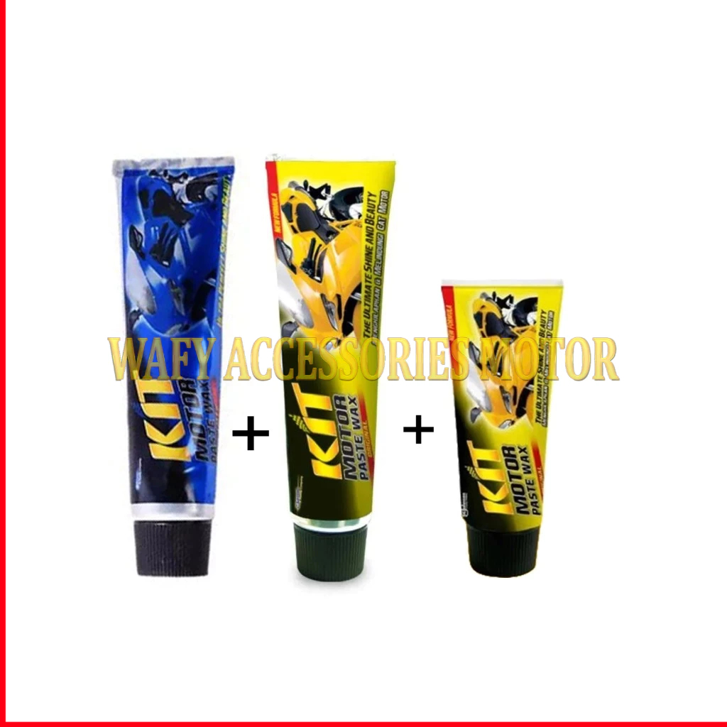 Paket Isi 3 - Kit Paste Wax Biru 60 Gram + Kit Paste Wax Kuning 60 Gram + Kit Paste Wax Kuning Kecil