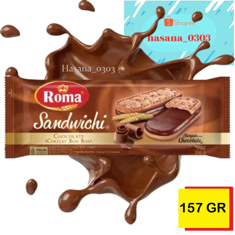 

Roma Biskuit Sandwich Cokelat 157 g