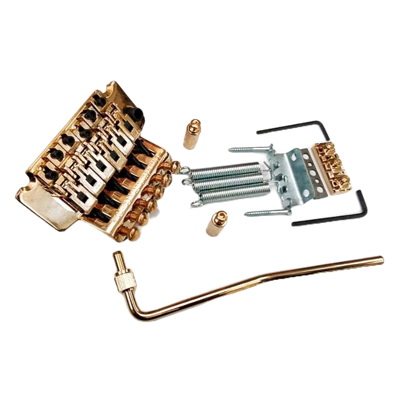 Guitar Tremolo Updown Licensed under Floyd Rosd Pats Set Gold / Tremolo Gitar Elektrik Updown Floyd 