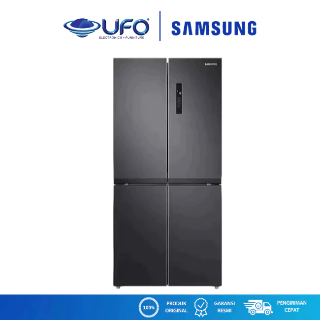 Samsung RF48A4000B4/SE Kulkas 4 Pintu Side by Side Inverter Lemari Es 468 Liter